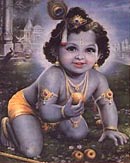 Krishna as an Infant