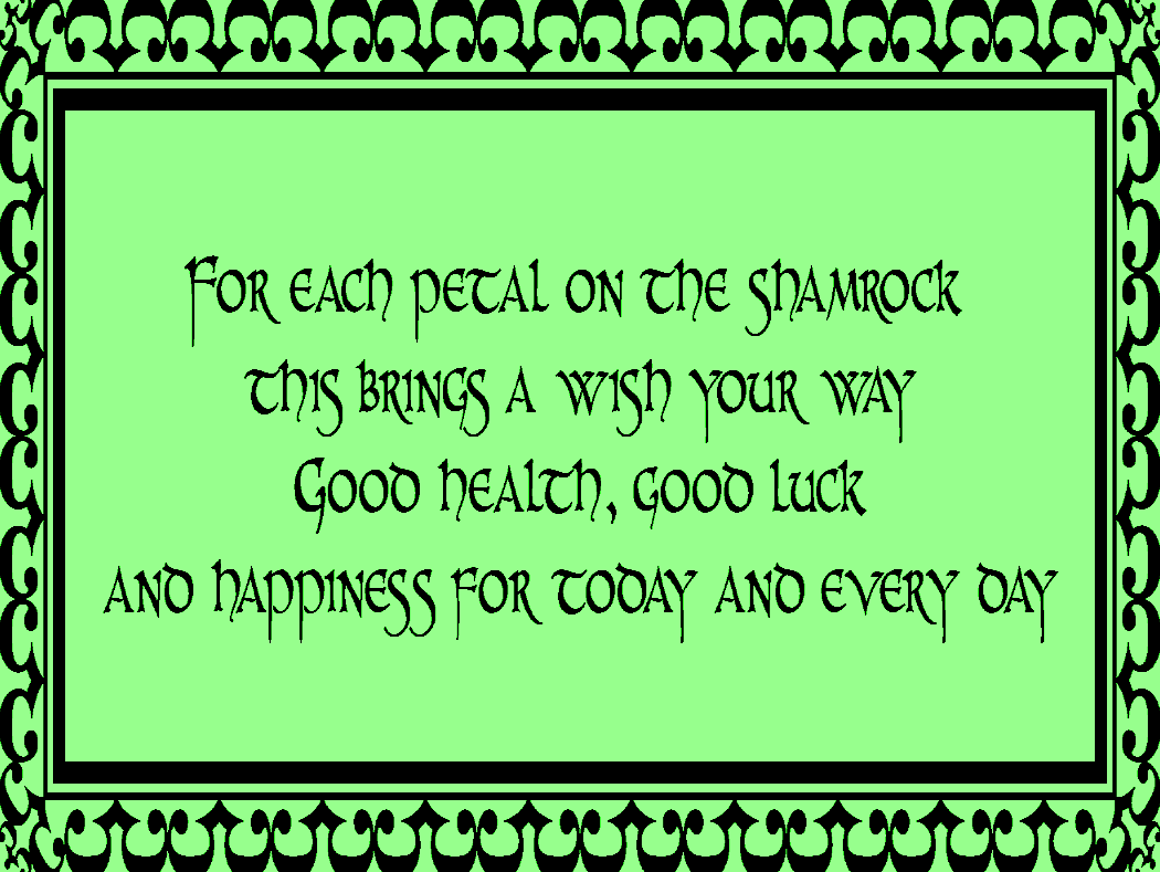 When is Saint Patrick's Day, Inspirational Irish Blessings, St. Patrick