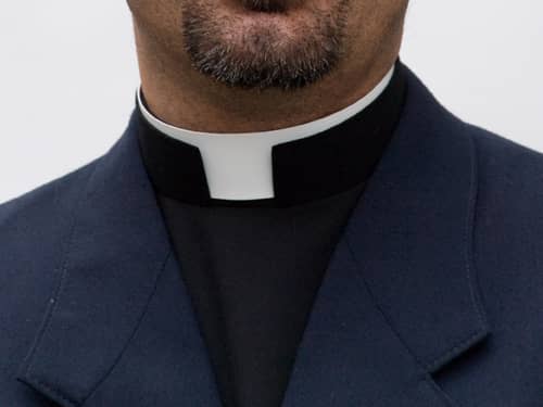 priest dog collar