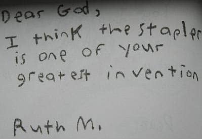 "Dear God" : Funny Letters from Kids to the Almighty - Beliefnet.com