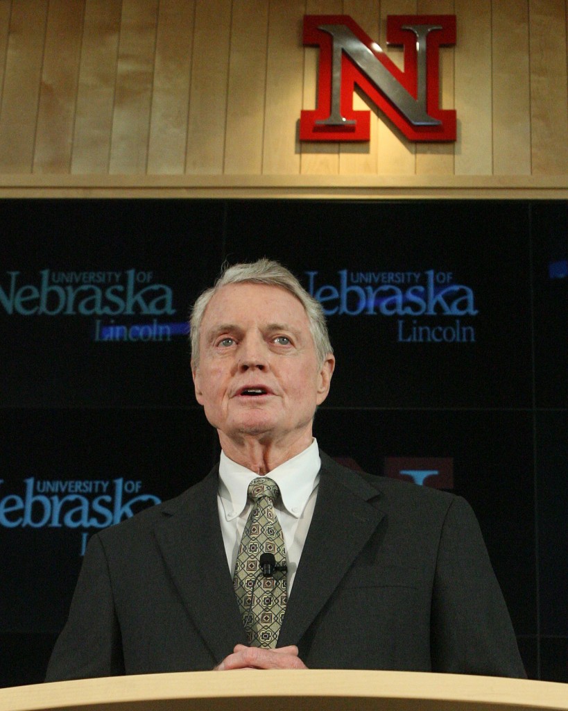 A conversation with legendary Nebraska football coach Tom Osborne