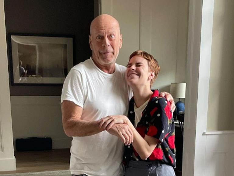 Bruce Willis Shares Embrace With Daughter Tallulah in Playful New